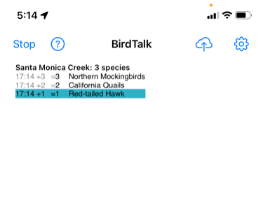 Adding observations screen